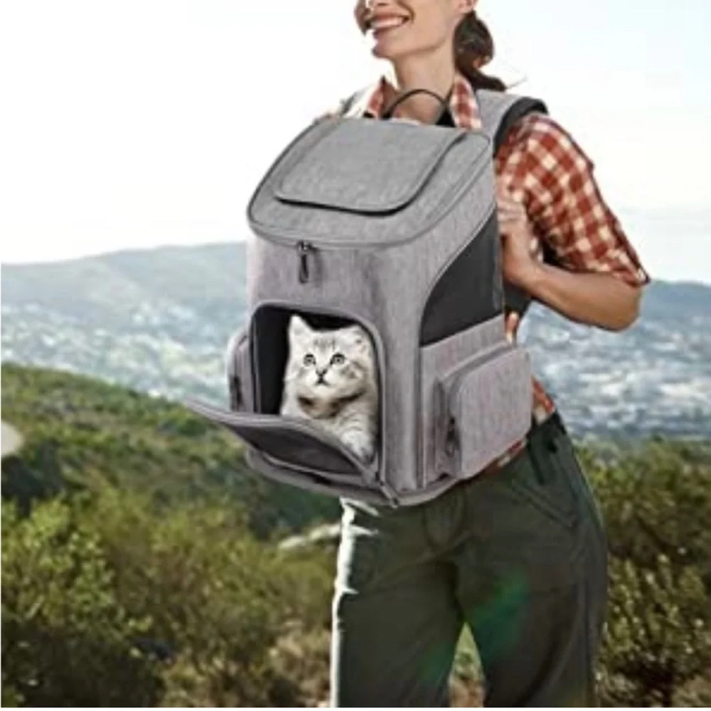 Ytonet Dog/Pet Backpack Carrier with Mesh for Small Dogs & Cats. New